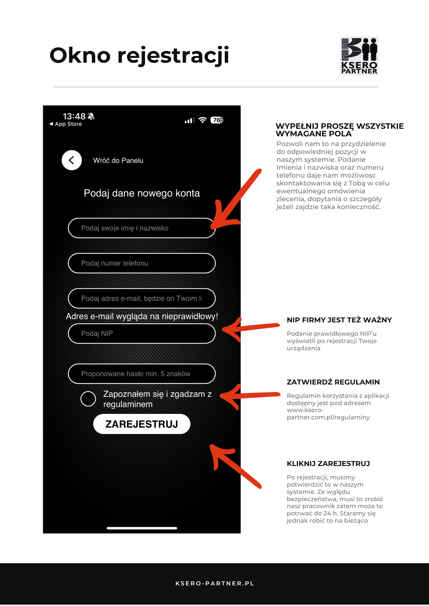 Instrukcja Aplikacji Ksero Partner – Strona 5
