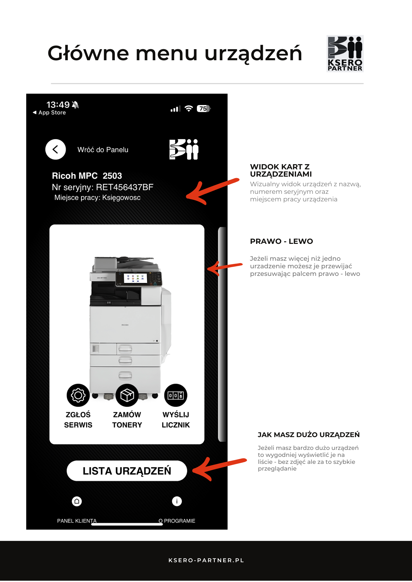 Instrukcja Aplikacji Ksero Partner – Strona 8